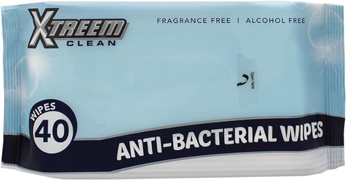 Xtreem Alcohol Free Antibacterial 40-Wipes - Image 2