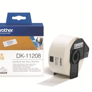 Brother Dk Labels 38x90 Black ON White 38mmx90mm - Image 2