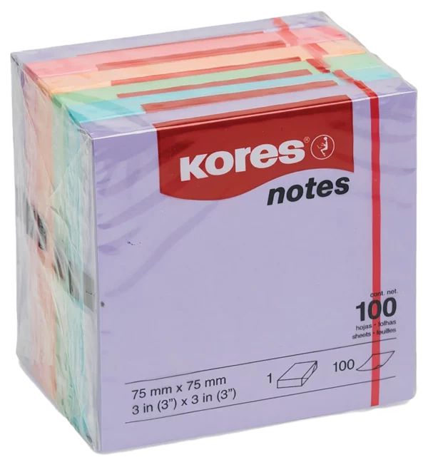 Kores Notes 75mm 100 Sheet