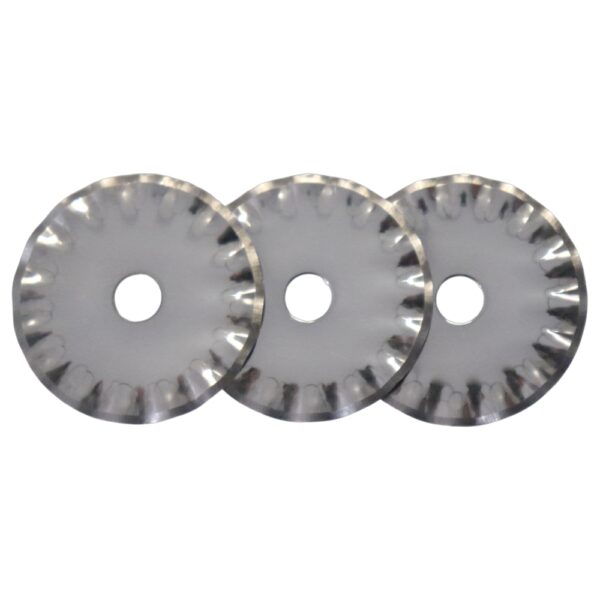 Parrot Rotary Cutter Blades Pinking 3 Pack