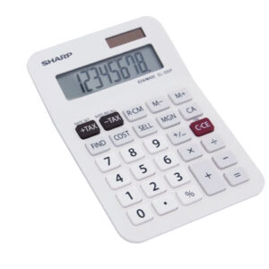 SHARP EL-330F Desktop Calculator – 8 Digit - Image 2