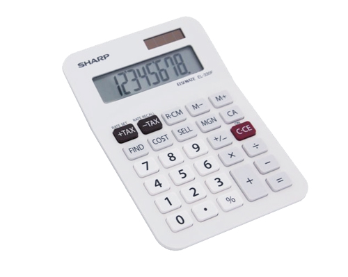 SHARP EL-330F Desktop Calculator – 8 Digit