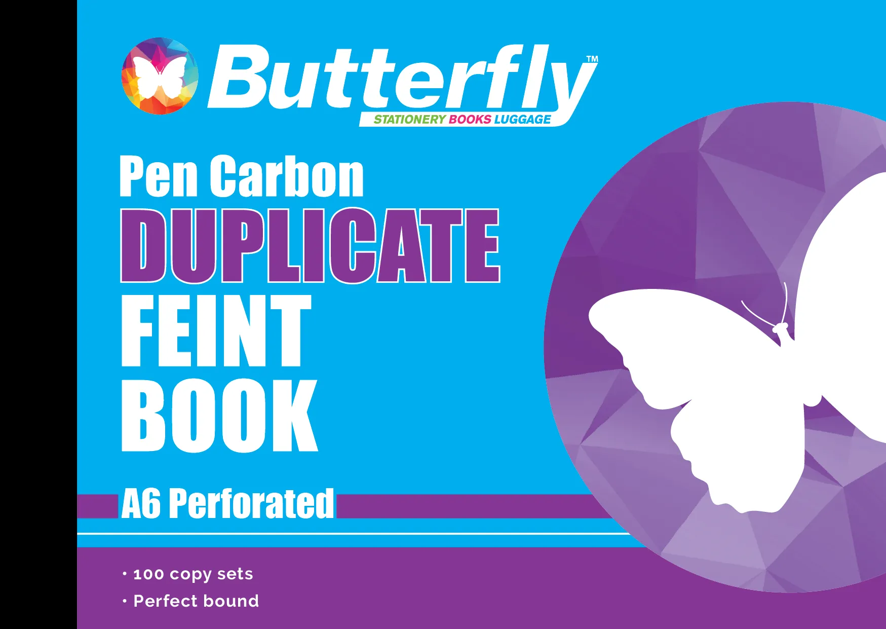 Butterfly Pen Carbon Books A6 100 Pack A6L 100 Sets - Image 2