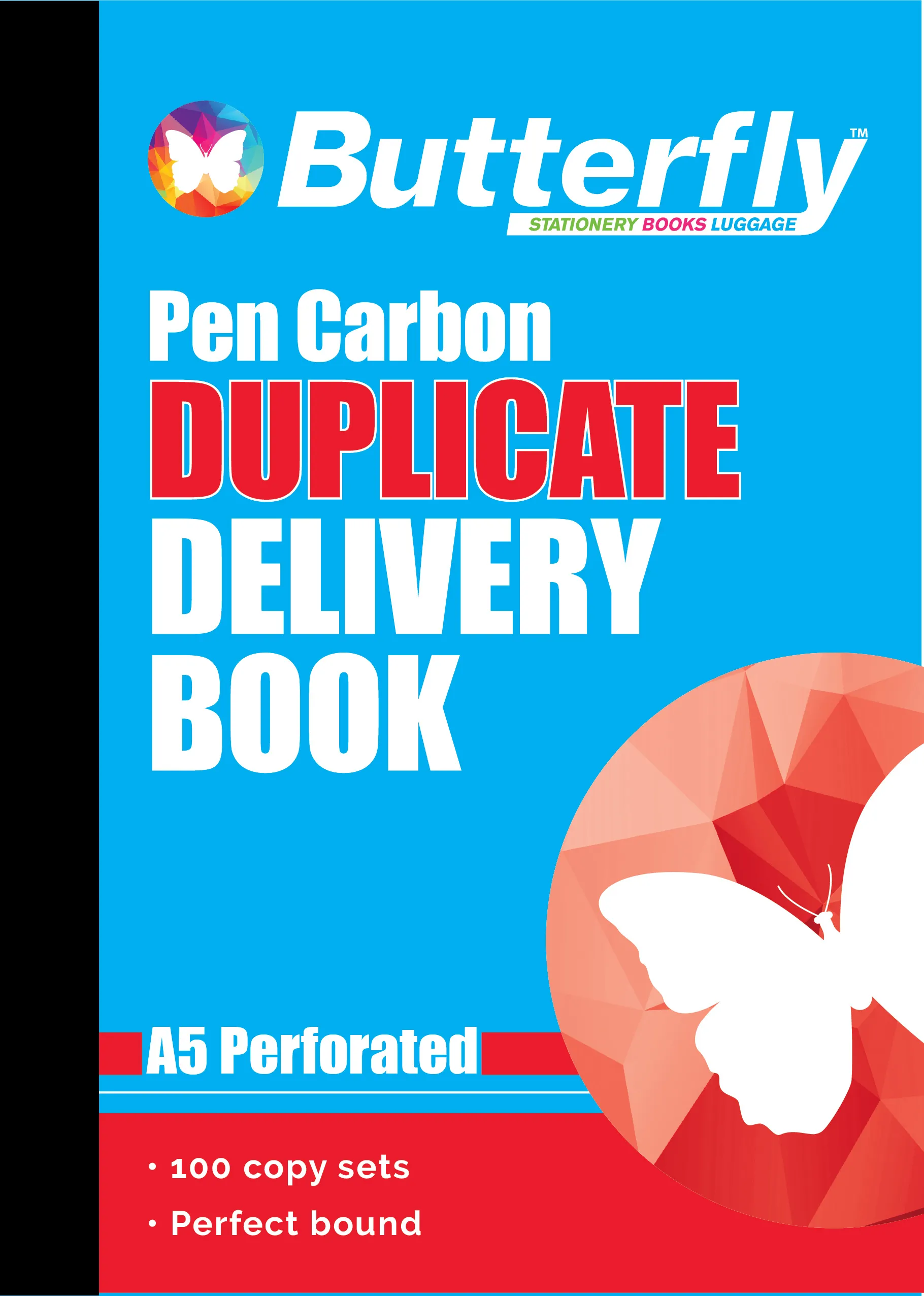 Butterfly Pen Carbon Books A5 100 Sets - Image 2