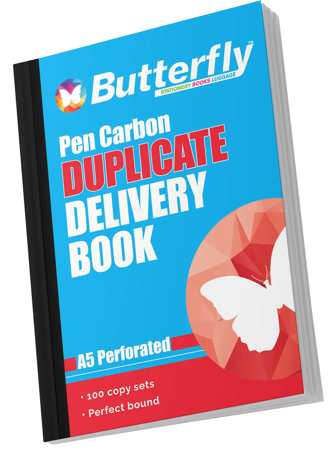 Butterfly Pen Carbon Books A5 100 Sets - Image 1