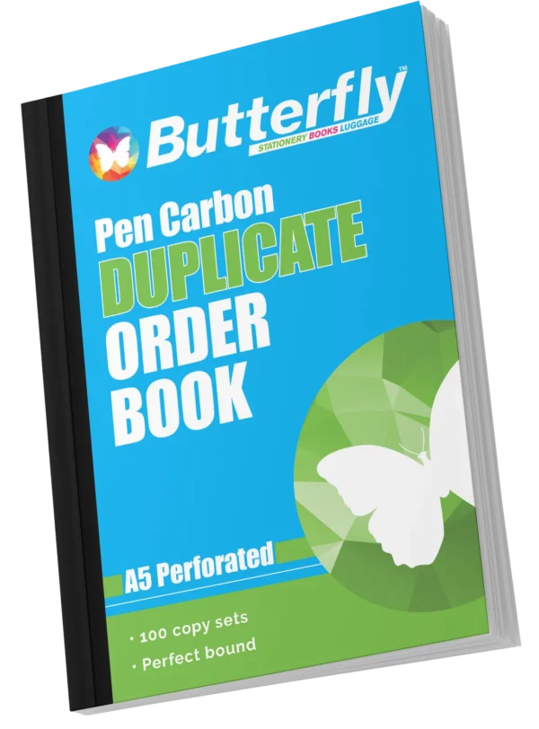 Butterfly Pen Carbon Books A5 100 Sets