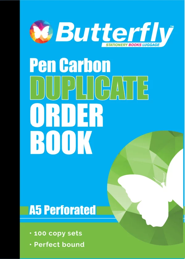 Butterfly Pen Carbon Books A5 100 Sets