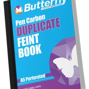Butterfly Pen Carbon Books A5 100 Sets - Image 1