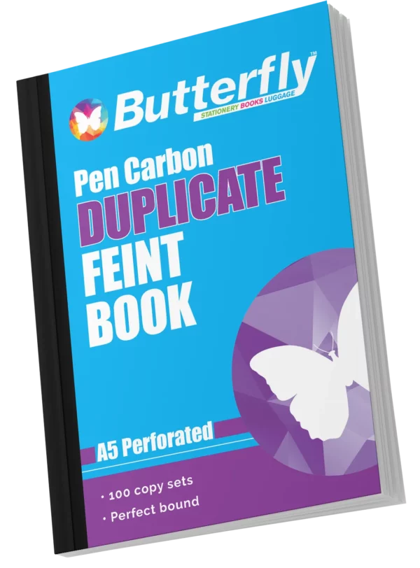 Butterfly Pen Carbon Books A5 100 Sets