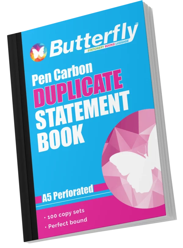 Butterfly Pen Carbon Books A5 100 Sets
