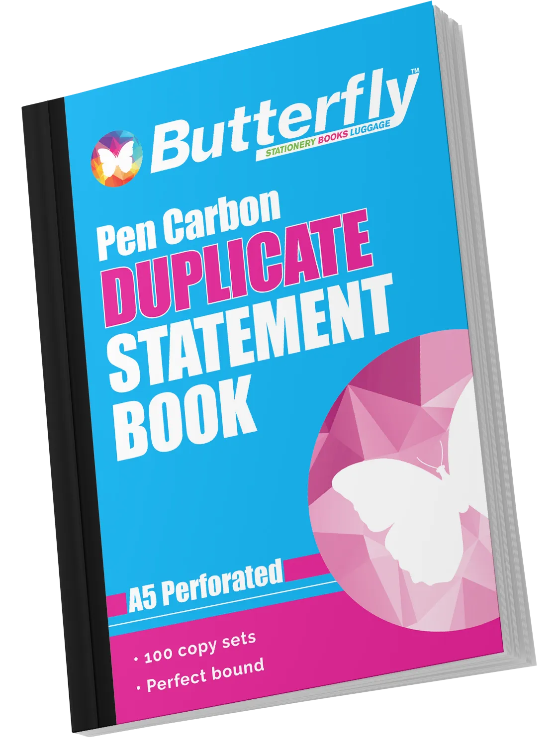 Butterfly Pen Carbon Books A5 100 Sets - Image 2