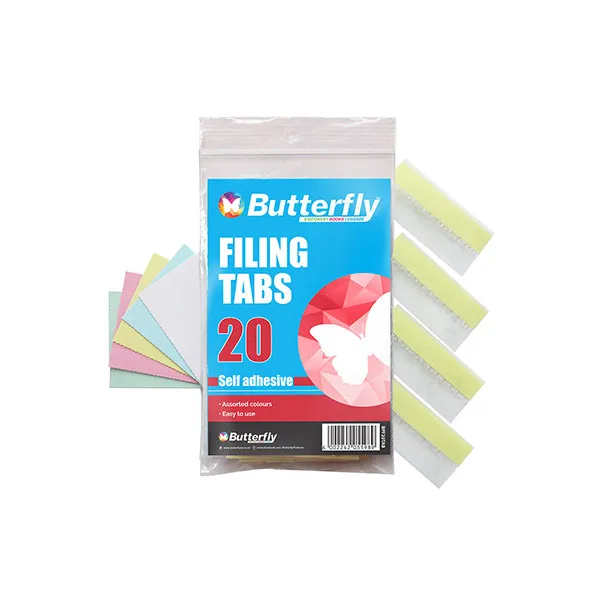 Butterfly Filing Tabs Assorted