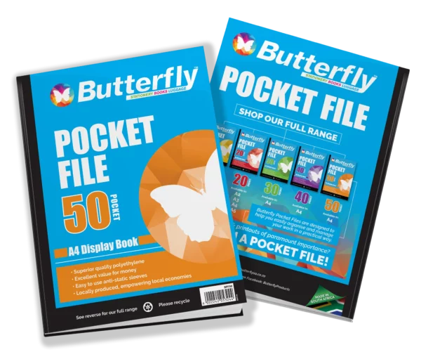 Butterfly Display Books  50 Pocket Superior Quality