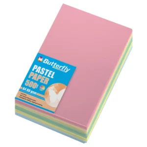 Butterfly 80gsm Mixed Paper Reams A4 Assorted Pastel 500 Pack - Image 2