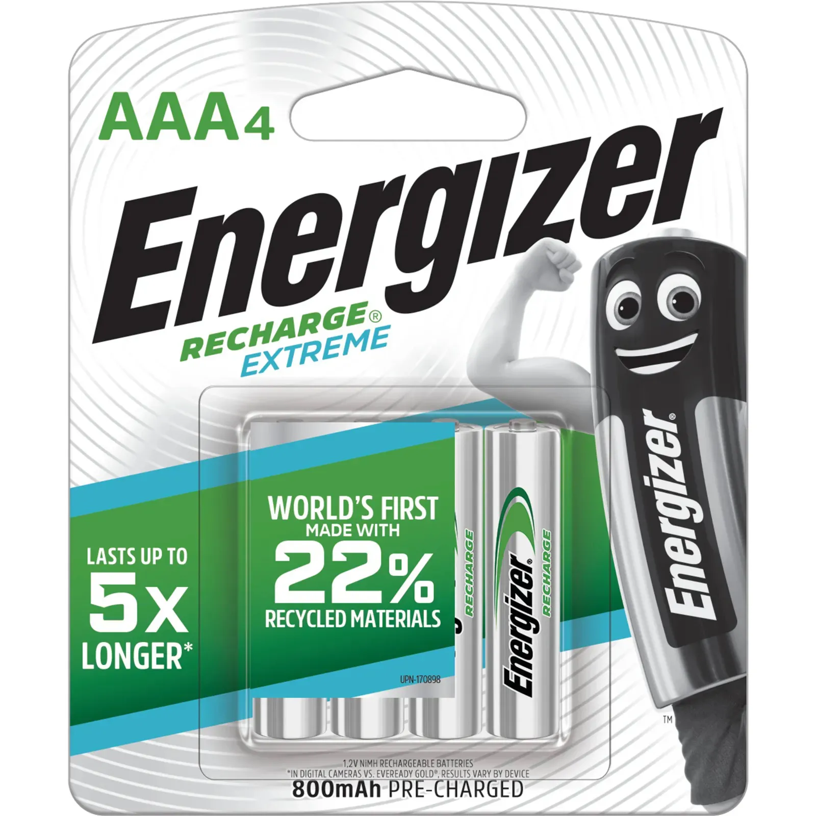 Energizer Rechargeable Battery AAA 4 Pack - Image 1