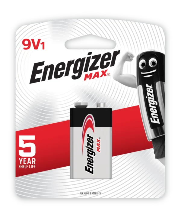 Energizer Max Alkaline Batteries 9V 1Pk