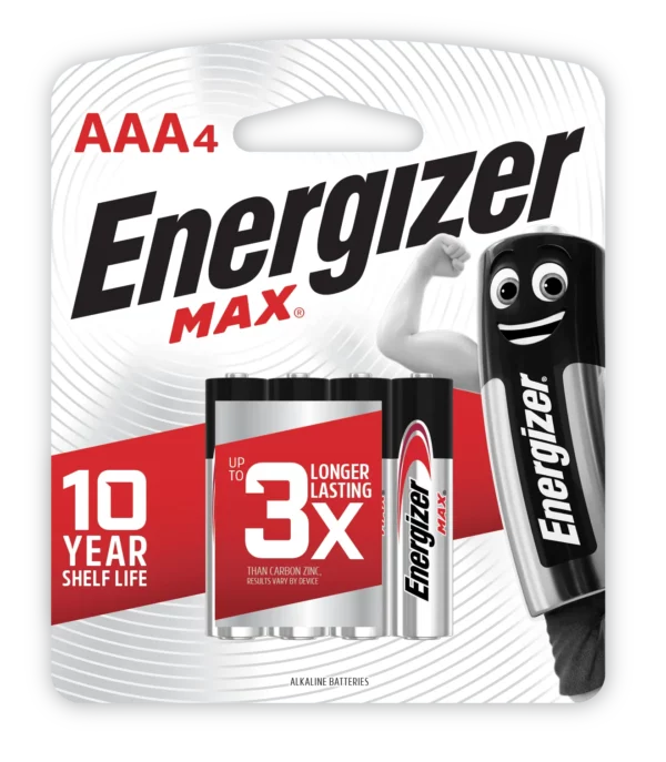 Battery Alk Energizer AAA 4Pk