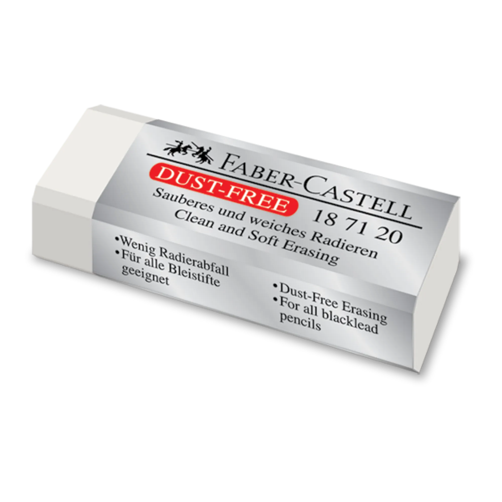 Faber-Castell Dust Free Eraser 62mmx21.5mm - Image 1