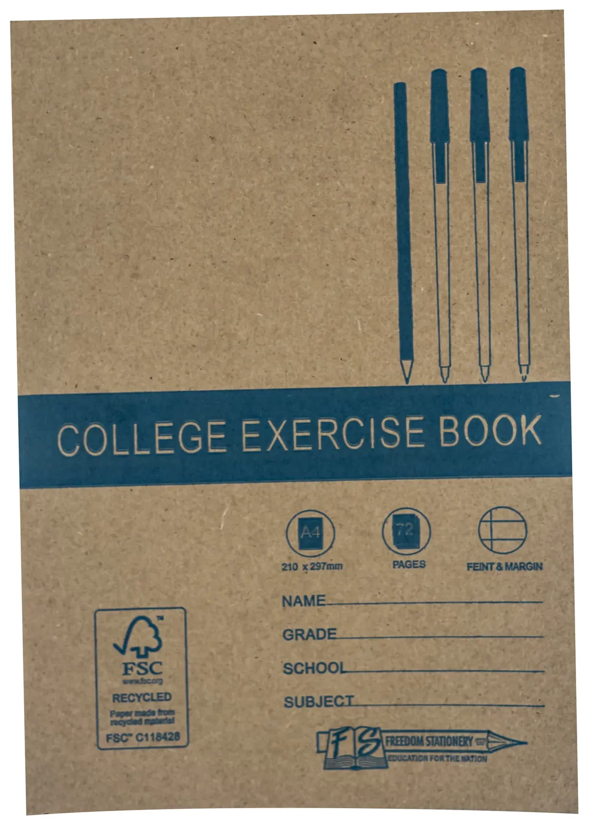 Exercise Books A4 - Image 1