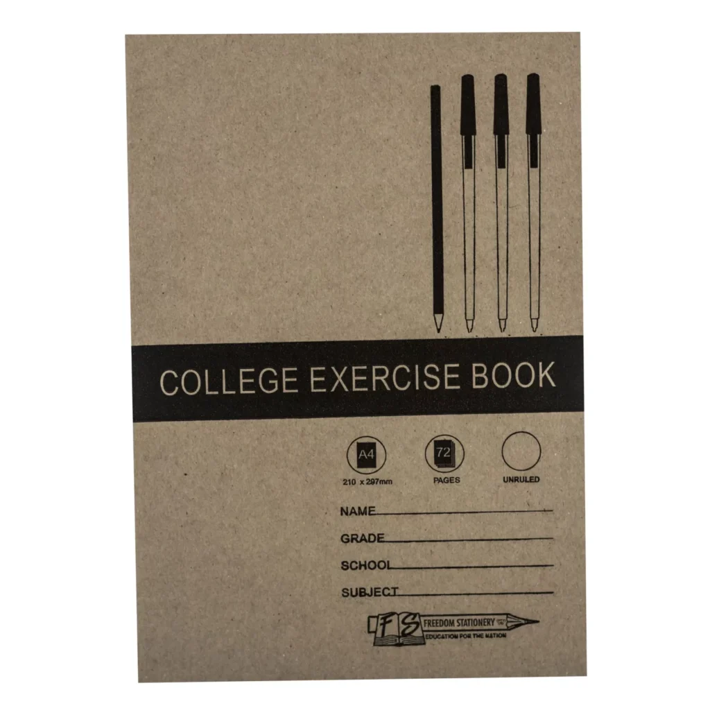 Exercise Books - A4 - Unruled - 72 Page