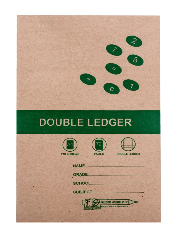 Freedom A4 4 Column Ledger 72 Pages Soft Cover