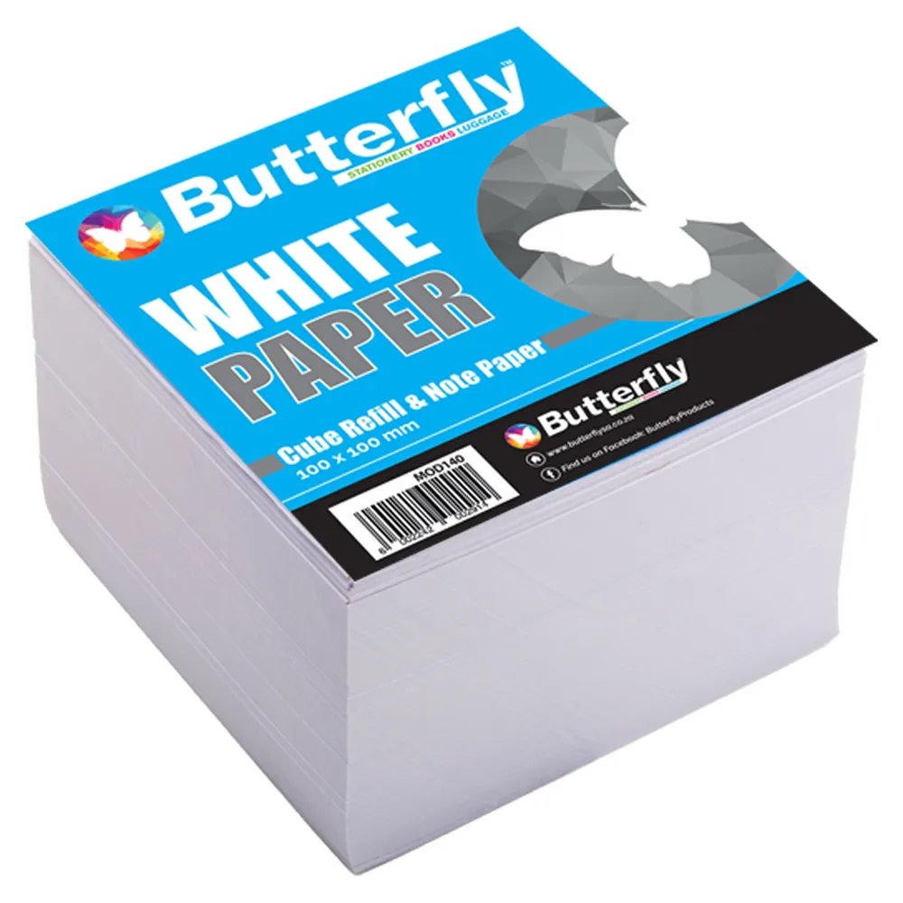 Butterfly Cube Refills 100mmx100mm Assorted - Image 1