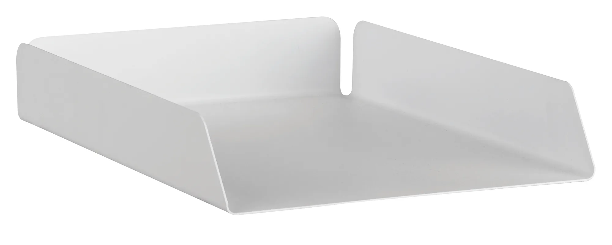 ON Letter Tray Pure Steel White - Image 1