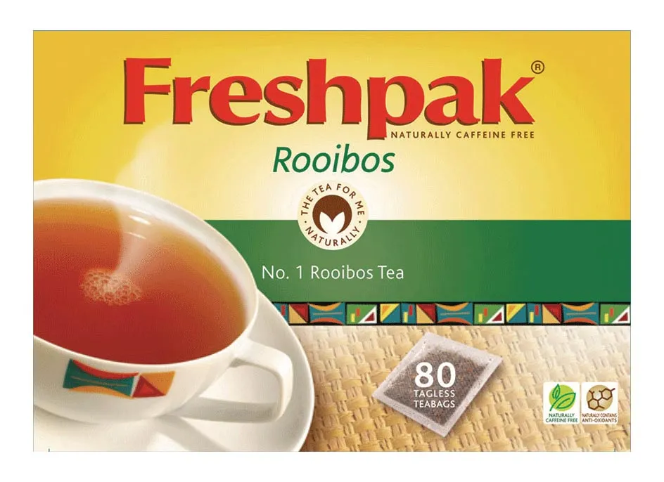 Freshpak Rooibos Tea Bags Tagless – 80 Pack - Image 1