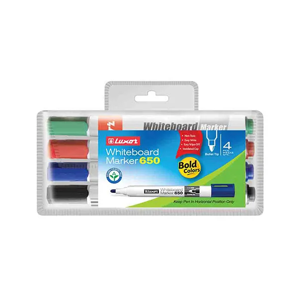 Luxor 650 Whiteboard Markers 3mm