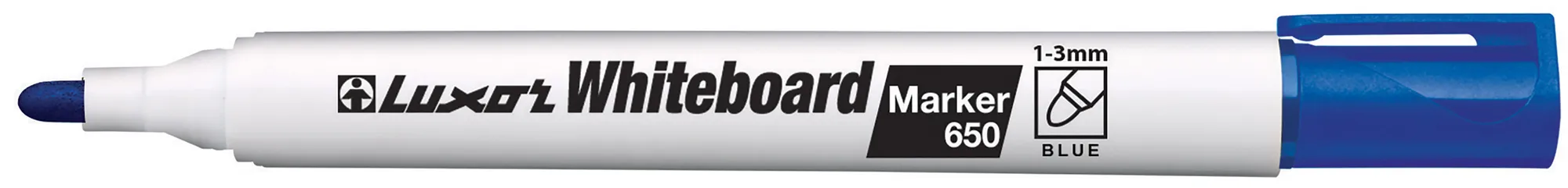 Luxor 650 Whiteboard Markers 3mm - Image 1