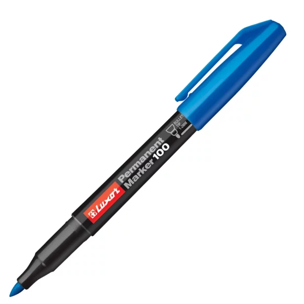 Marker Permanent Luxor 100 Fine Blue