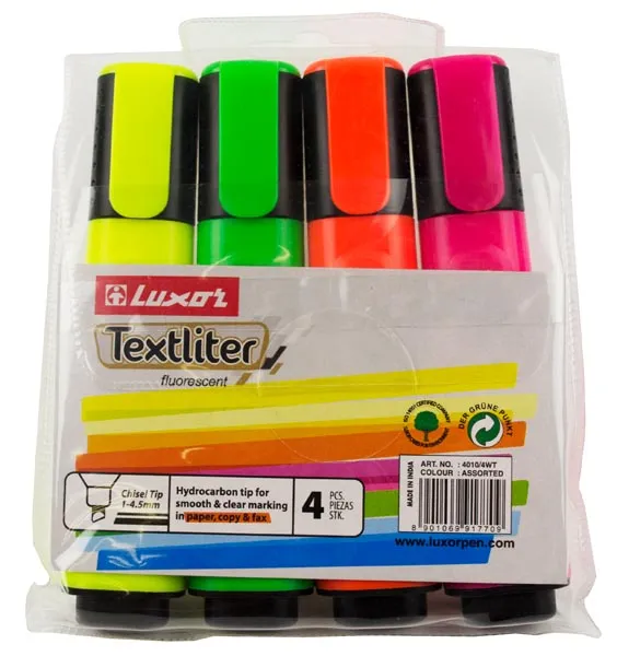 Luxor Textliters 1mm Clear
