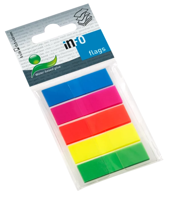 Info Mini Tape Flags 43mm
