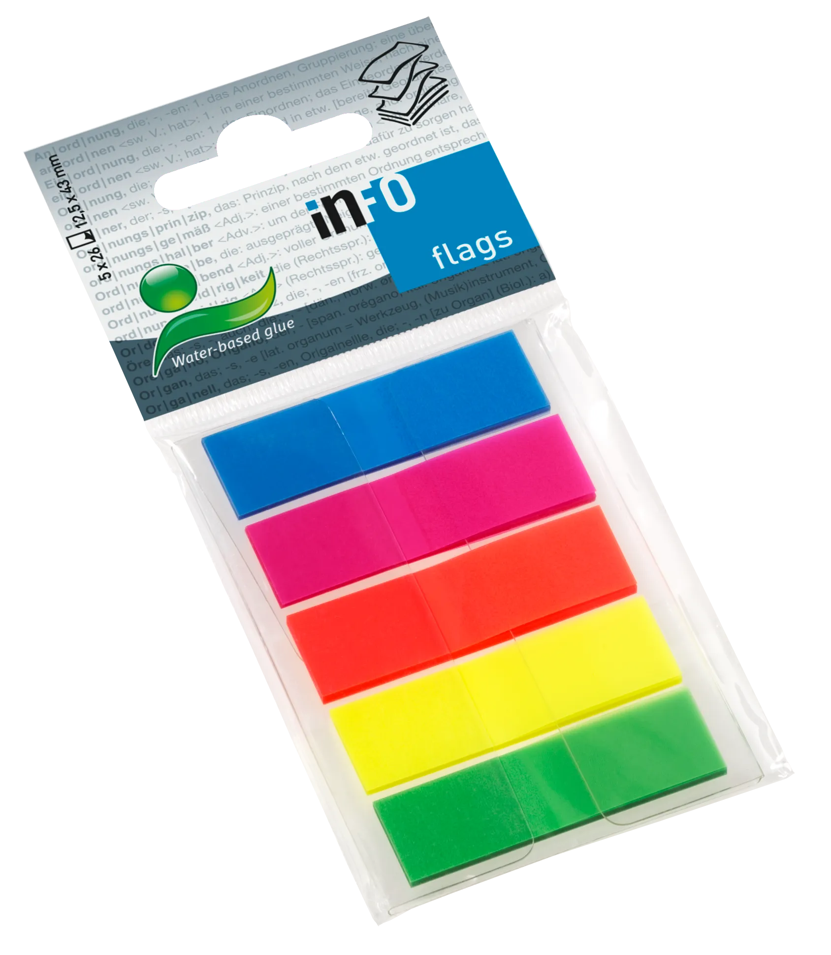 Info Mini Tape Flags 43mm - Image 1