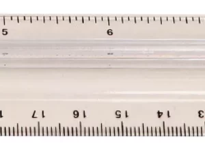 Kenzel Fingergrip Ruler Assorted 30cm - Image 2