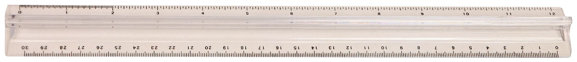 Kenzel Fingergrip Ruler Assorted 30cm - Image 2