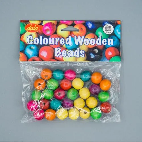Dala Wooden Beads Assorted
