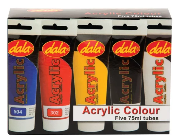 Dala Acrylic Paint Kit 5 x 75ml