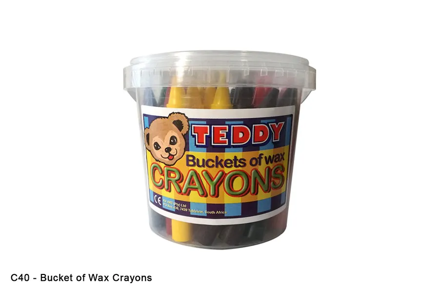 Teddy C9 and C40 Jumbo Wax Crayons - Image 1