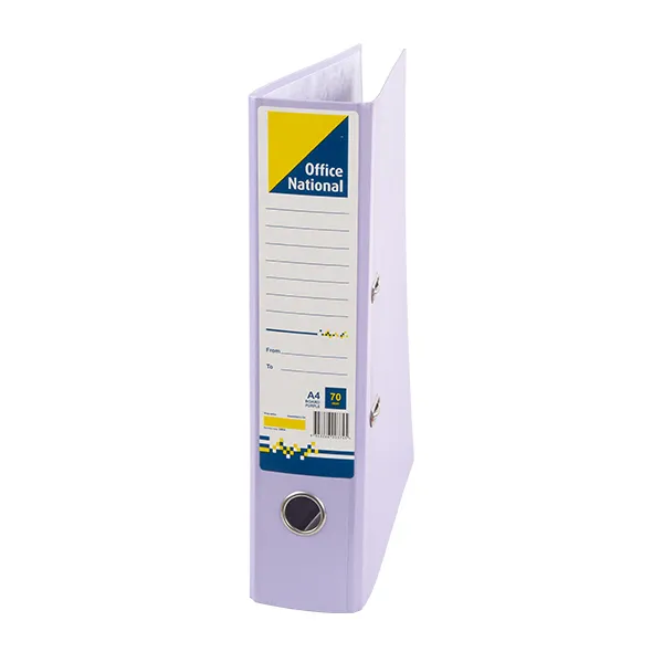 ON A4 Board Lever Archive File 70mm Purple