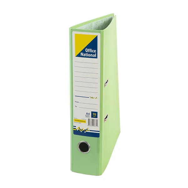 ON A4 Board Lever Archive File 70mm Green
