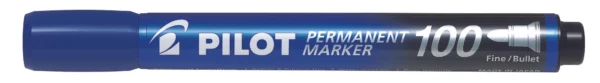 Pilot 100 Permanent Marker Blue 1.0mm