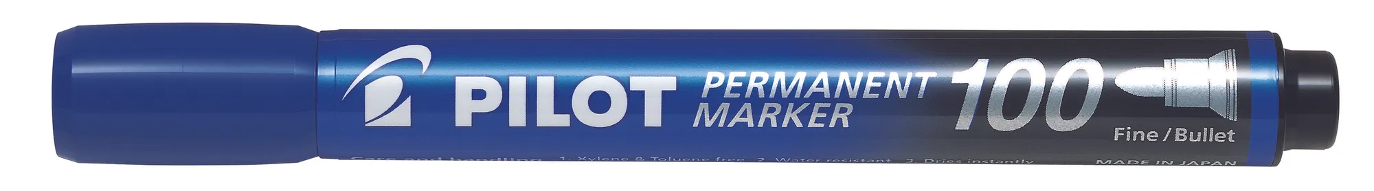 Pilot 100 Permanent Marker Blue 1.0mm - Image 2