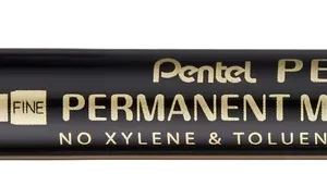 Pentel Permanent Twin Marker Black 1.2mm - Image 2