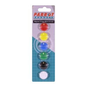 Parrot Standard Moulded Button Magnets 20mm Assorted 6 Pack - Image 3