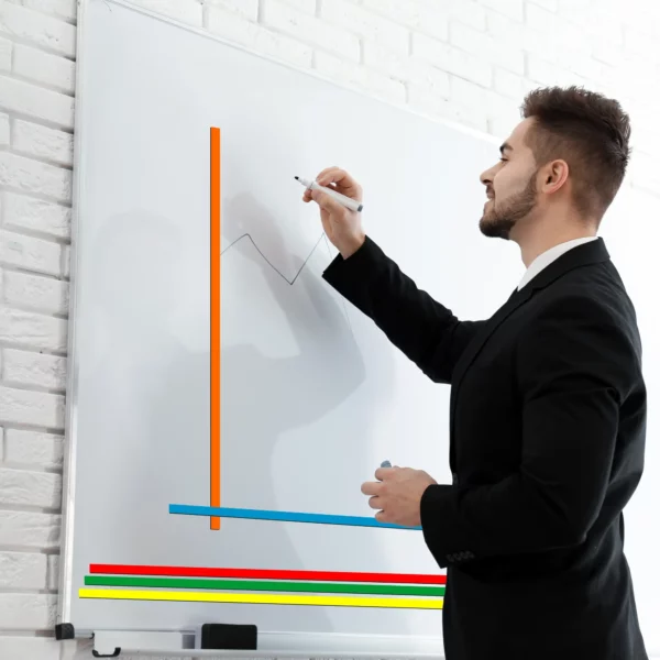 Parrot Magnetic Flex Strips 1000x10mm White 500mm 2 Strips