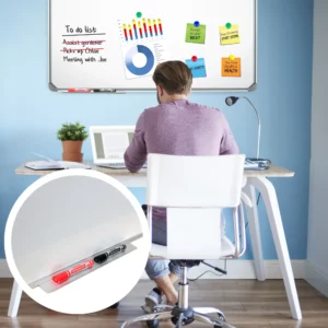 Parrot Magnetic Slimline Whiteboards 900x600mm 18mm - Image 5