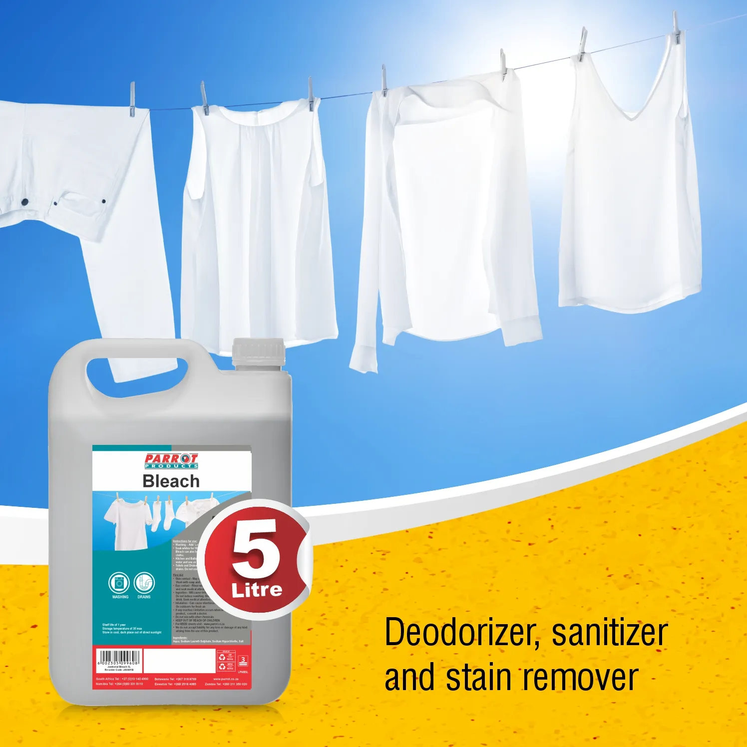 Janitorial Bleach 3% 5 Litre - Image 3