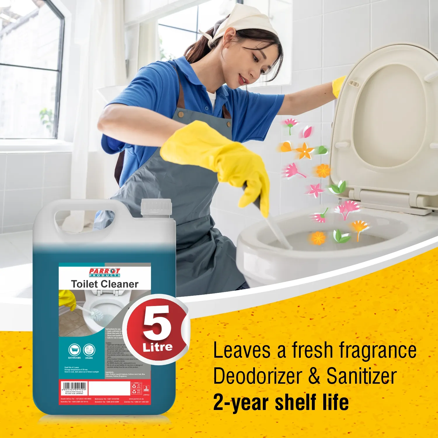 Parrot Janitorial Cleaning Materials 5L - Image 2