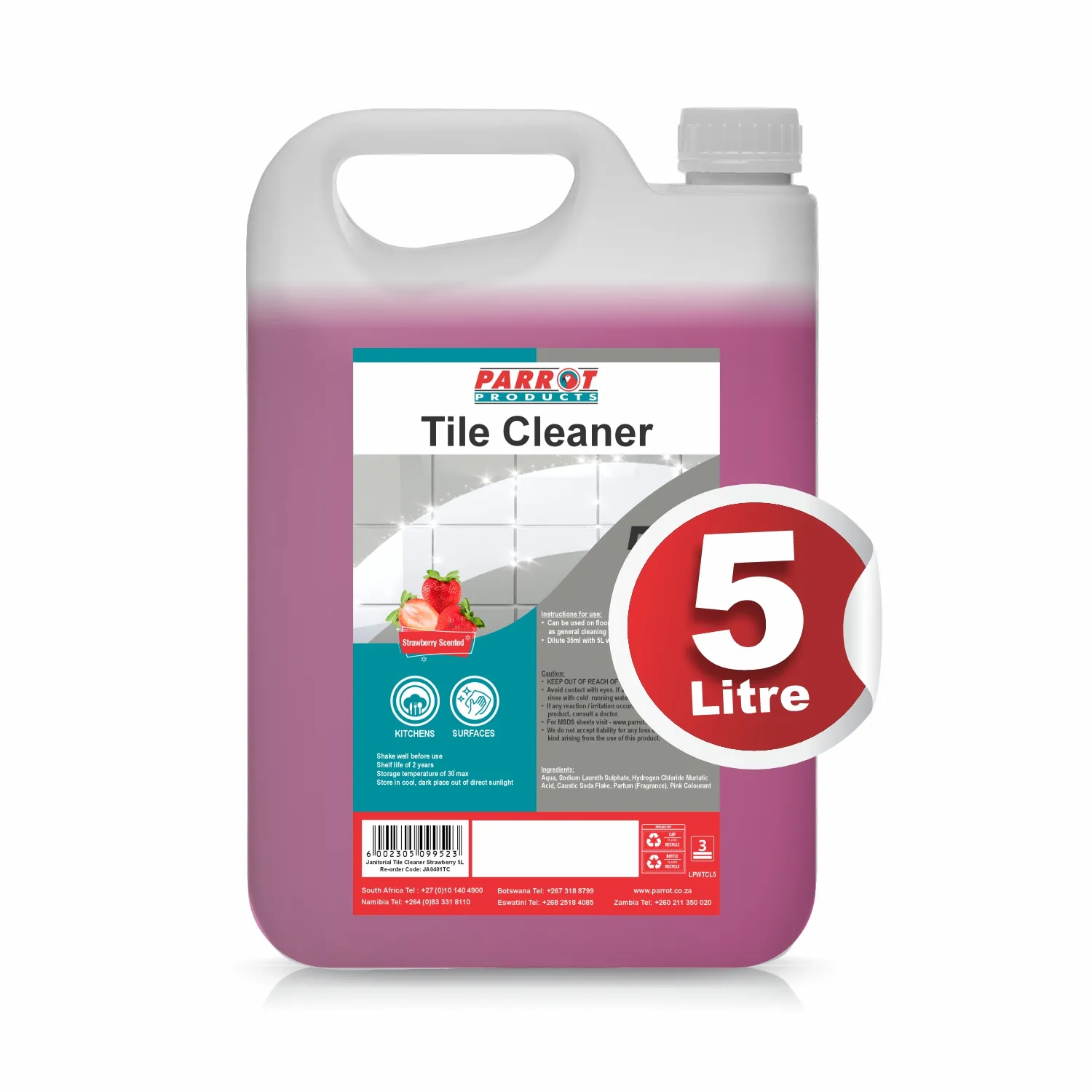 Parrot Janitorial Cleaning Materials 5L - Image 1